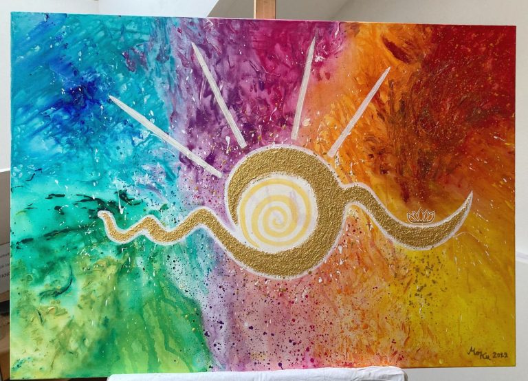 Seelenbild Auge Gottes, 70x100